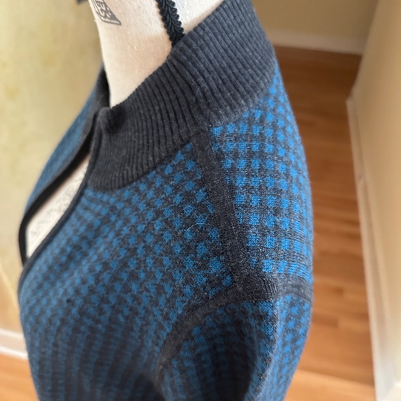 Pendleton Sweater Set Cardigan and Long Sleeve Sweater Teal Gray Womens Size M/L - Picture 5 of 16